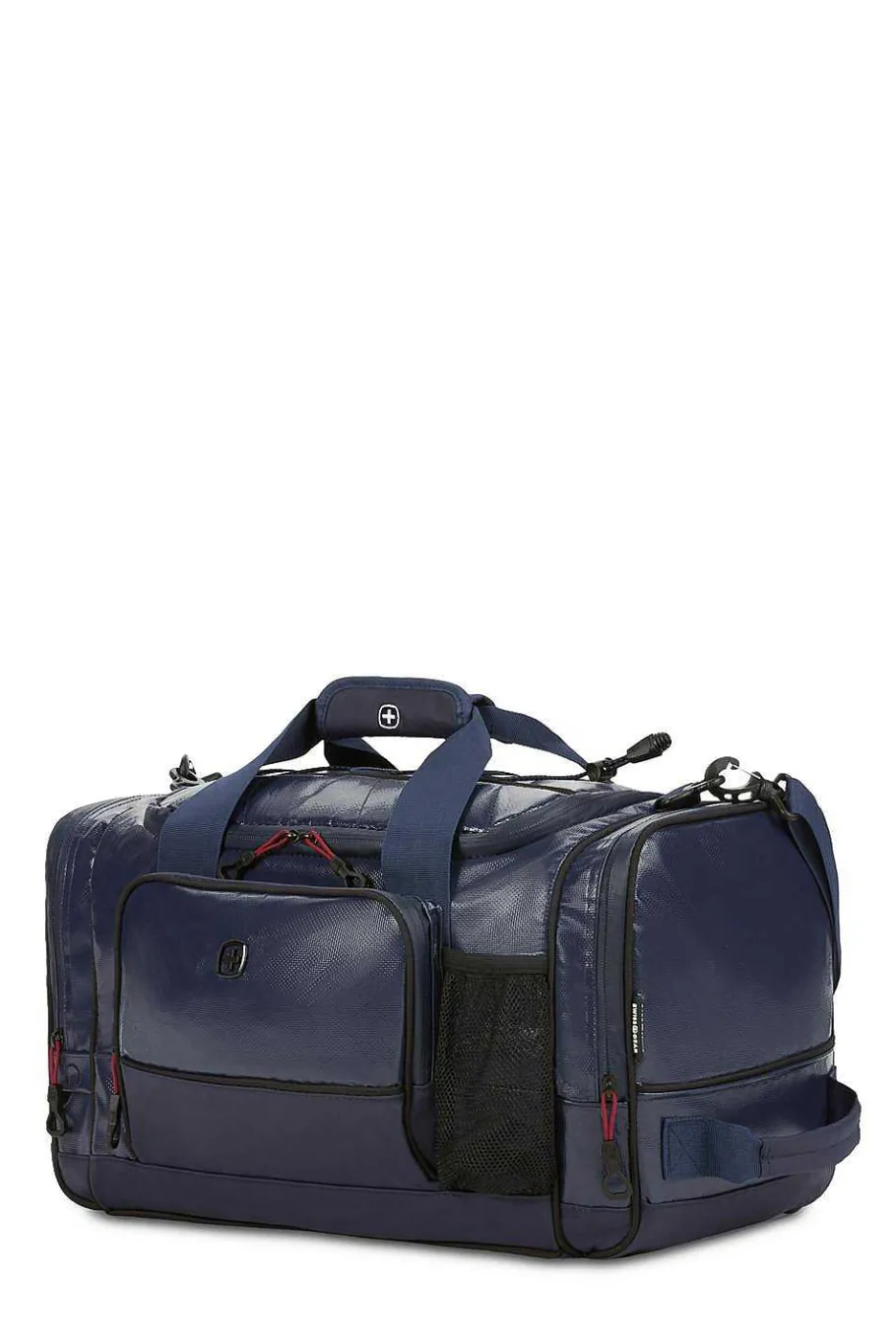 Outlet SWISSGEAR 9000 20" Apex Duffel Bag - Tarpaulin Collection Navy Tarpaulin | White Tarpaulin