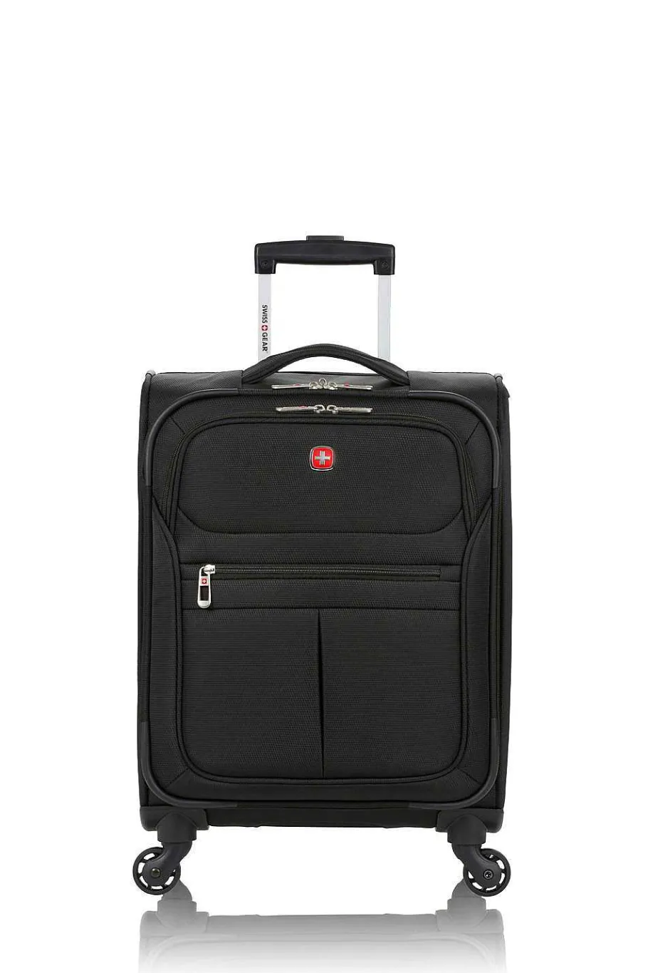 Best SWISSGEAR 4010 18" Carry On Spinner Luggage - Black