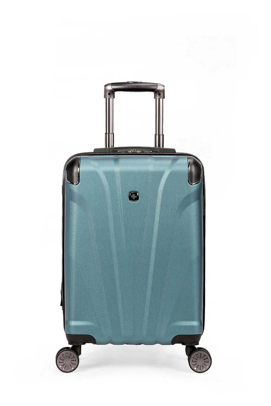 Sale SWISSGEAR 7330 19" Cascade Expandable Carry On Hardside Spinner Luggage Aegean Blue | Celestial Blue | Slate Cement | Teal