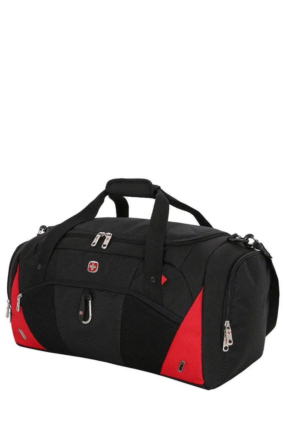 swissgear___duffel_bag__blackred_6-1.webp Discount SWISSGEAR 1900 21" Duffel Bag - Black/Red