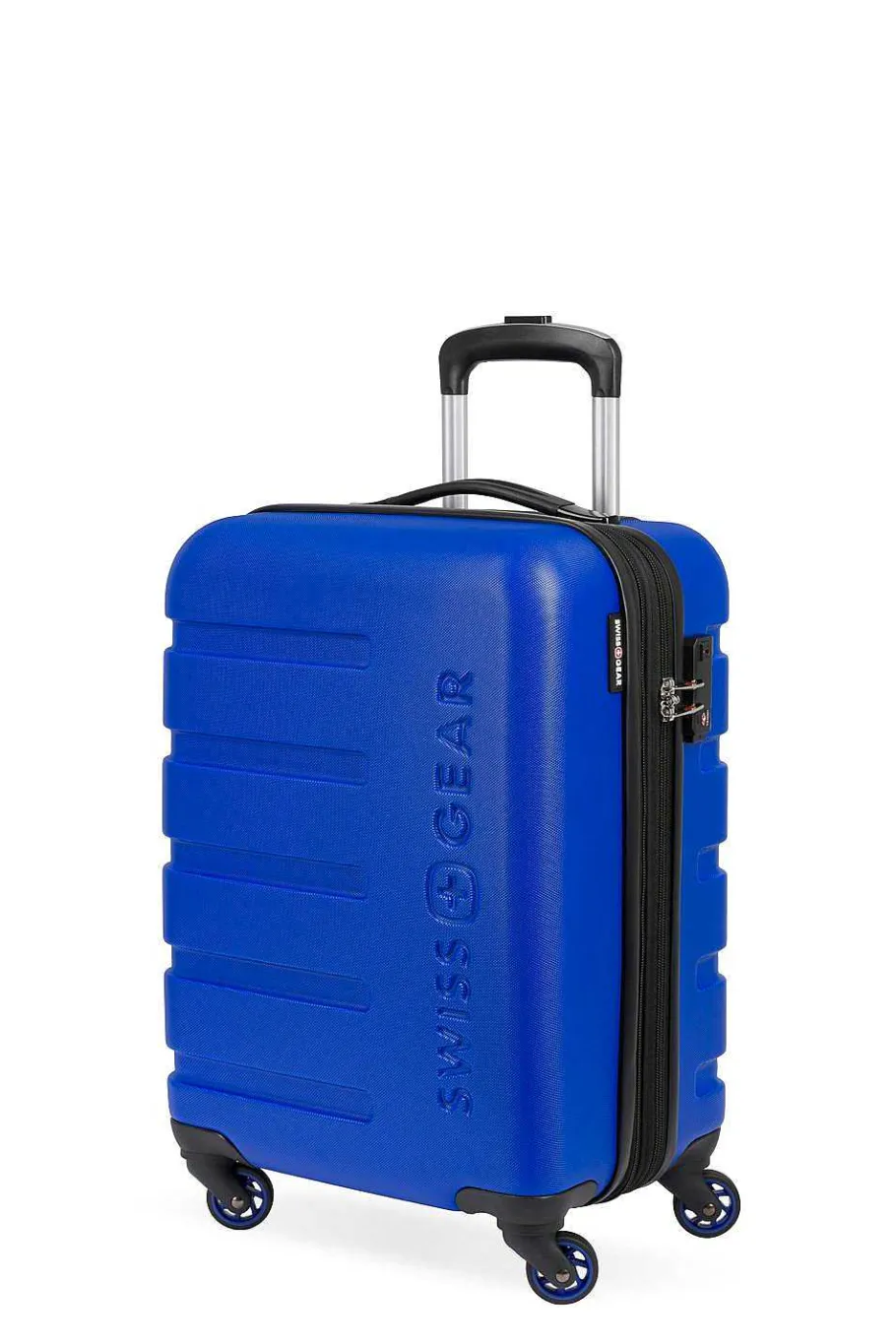 swissgear___expandable_carry_on_hardside_spinner_luggage_12.webp Sale SWISSGEAR 7366 18" Expandable Carry On Hardside Spinner Luggage Black | Clearly Aqua | Cobalt Blue | Coral Almond