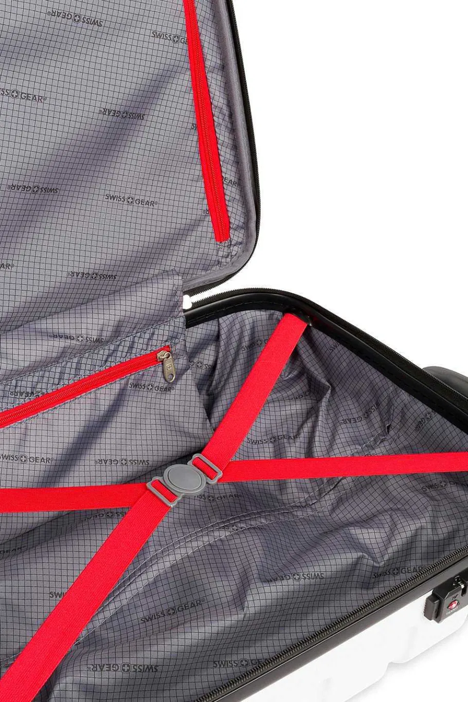 swissgear___expandable_carry_on_hardside_spinner_luggage_2.webp Sale SWISSGEAR 7366 18" Expandable Carry On Hardside Spinner Luggage Black | Clearly Aqua | Cobalt Blue | Coral Almond