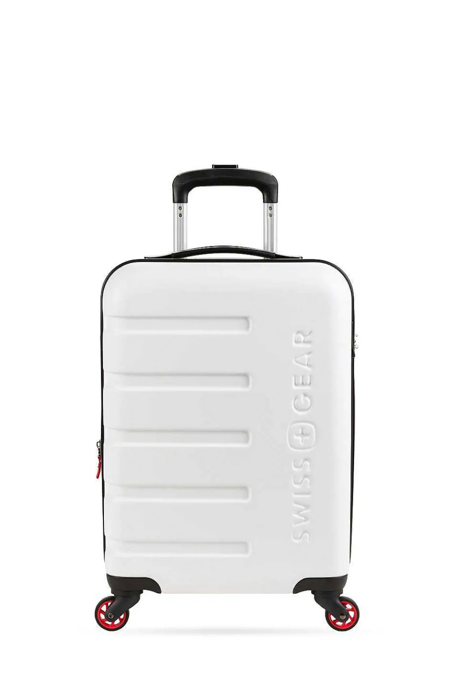 swissgear___expandable_carry_on_hardside_spinner_luggage_5.webp Sale SWISSGEAR 7366 18" Expandable Carry On Hardside Spinner Luggage Black | Clearly Aqua | Cobalt Blue | Coral Almond