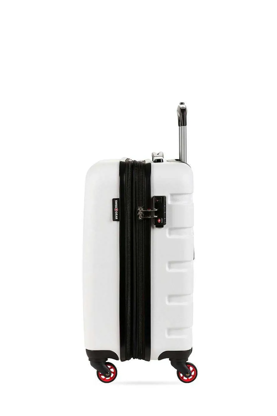 swissgear___expandable_carry_on_hardside_spinner_luggage_6.webp Sale SWISSGEAR 7366 18" Expandable Carry On Hardside Spinner Luggage Black | Clearly Aqua | Cobalt Blue | Coral Almond