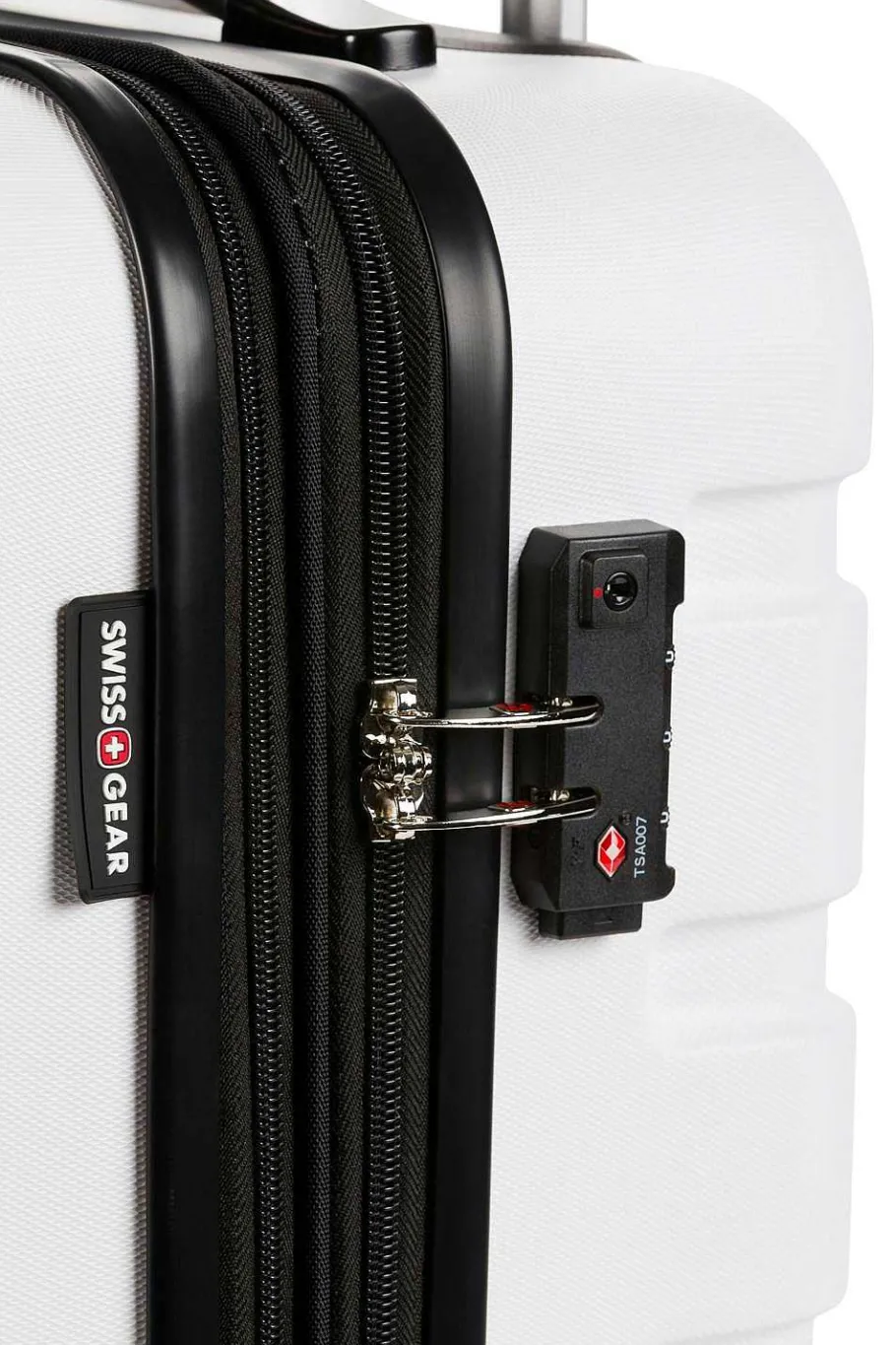 swissgear___expandable_carry_on_hardside_spinner_luggage_8.webp Sale SWISSGEAR 7366 18" Expandable Carry On Hardside Spinner Luggage Black | Clearly Aqua | Cobalt Blue | Coral Almond