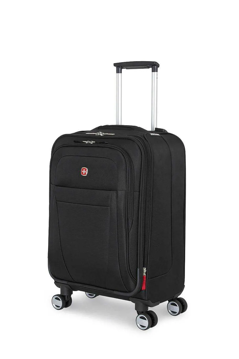 Shop SWISSGEAR 6305 19" Expandable Carry On Spinner Luggage Black | Gray/Blue | Iron Gray | Pewter