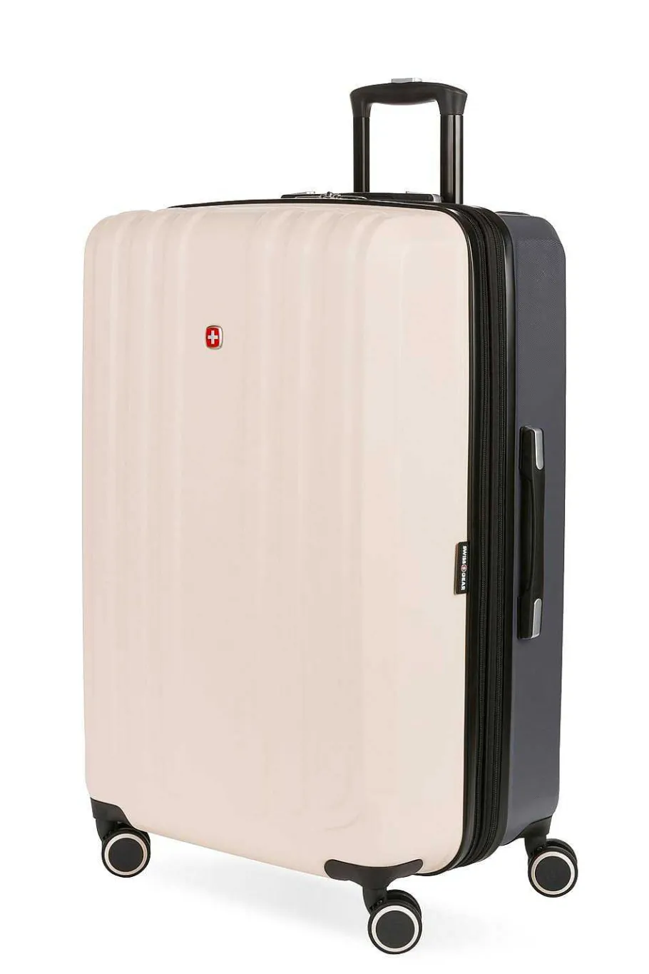 Hot SWISSGEAR 8028 28" Expandable Hardside Spinner Luggage Black/White | Gray/Pink | Ivory/Taupe | Light Gray/Ash Gray