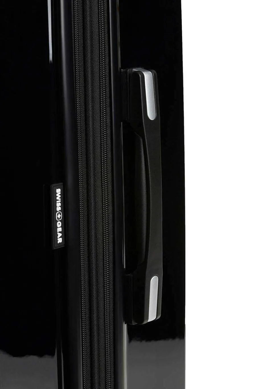 Shop SWISSGEAR 7786 27" Expandable Hardside Spinner Luggage Black | Burgundy | Silver