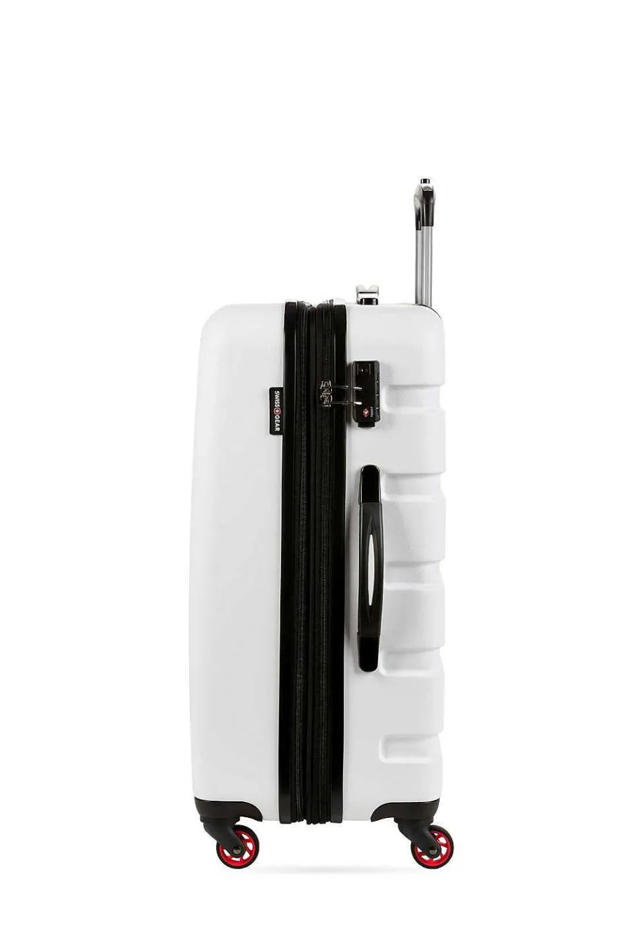 swissgear___expandable_hardside_spinner_luggage_2-6.webp Sale SWISSGEAR 7366 23" Expandable Hardside Spinner Luggage Black | Clearly Aqua | Cobalt Blue | Coral Almond