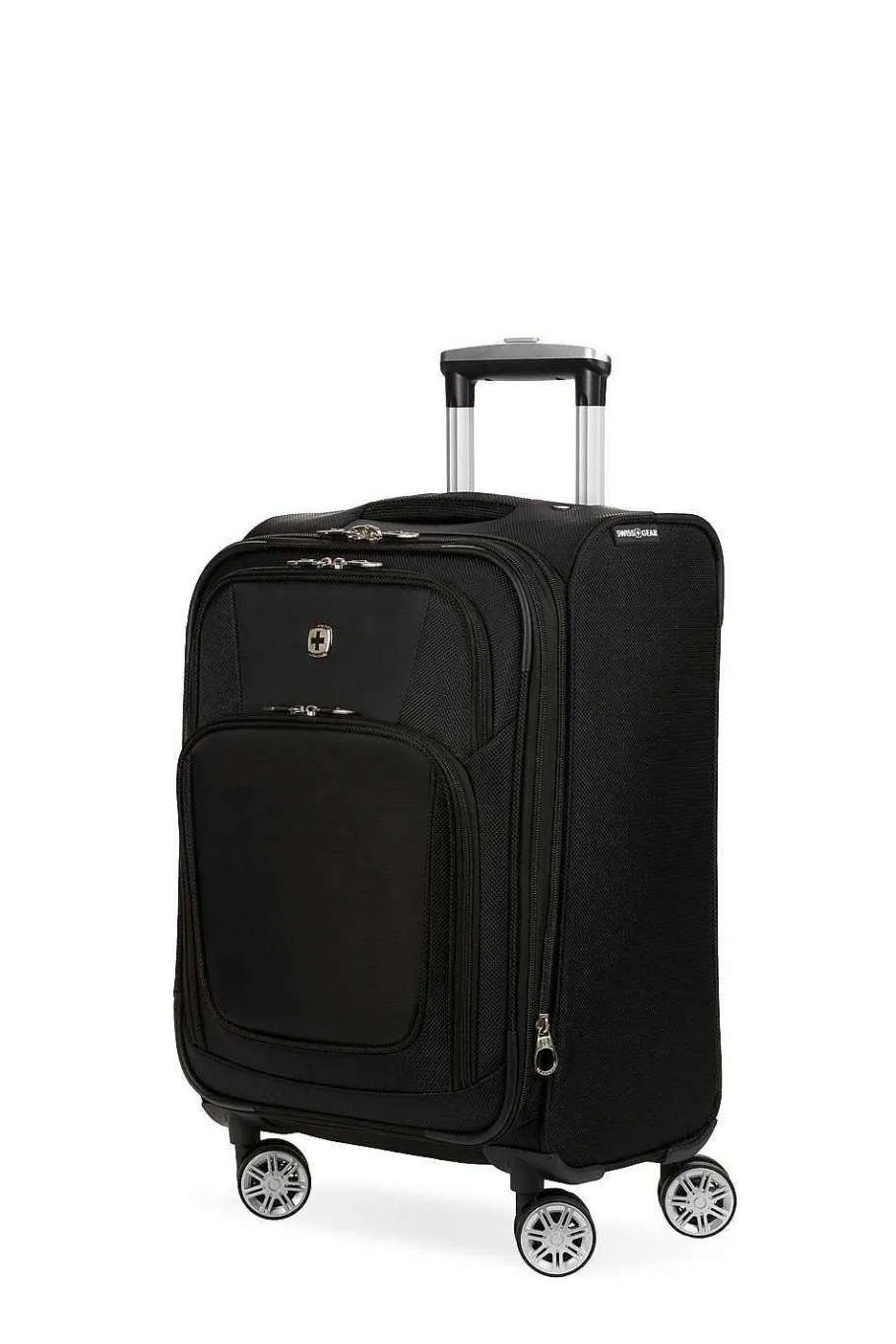 Store SWISSGEAR 7768 20" Expandable Spinner Carry On Luggage - Black