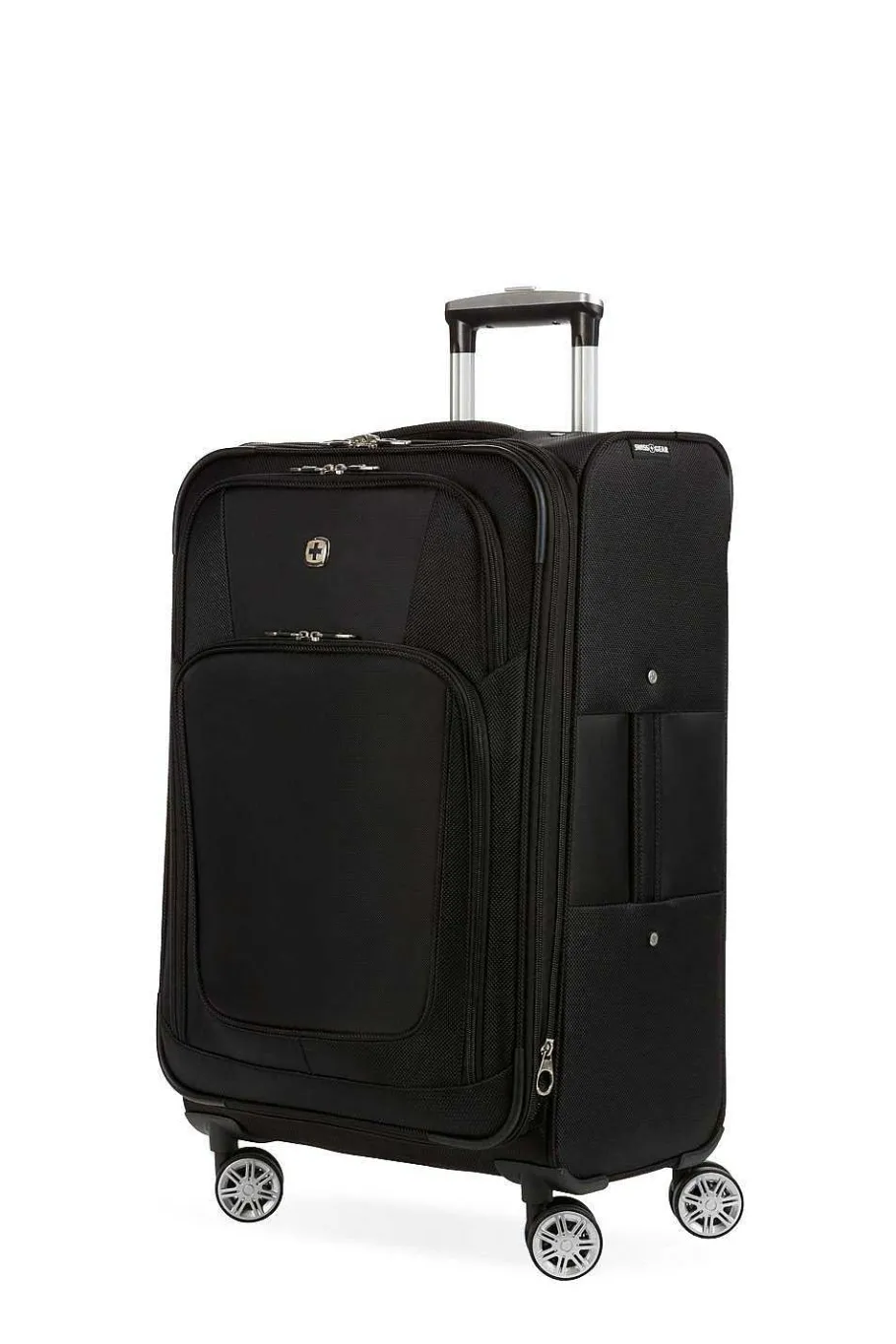 Clearance SWISSGEAR 7768 24" Expandable Spinner Luggage - Black