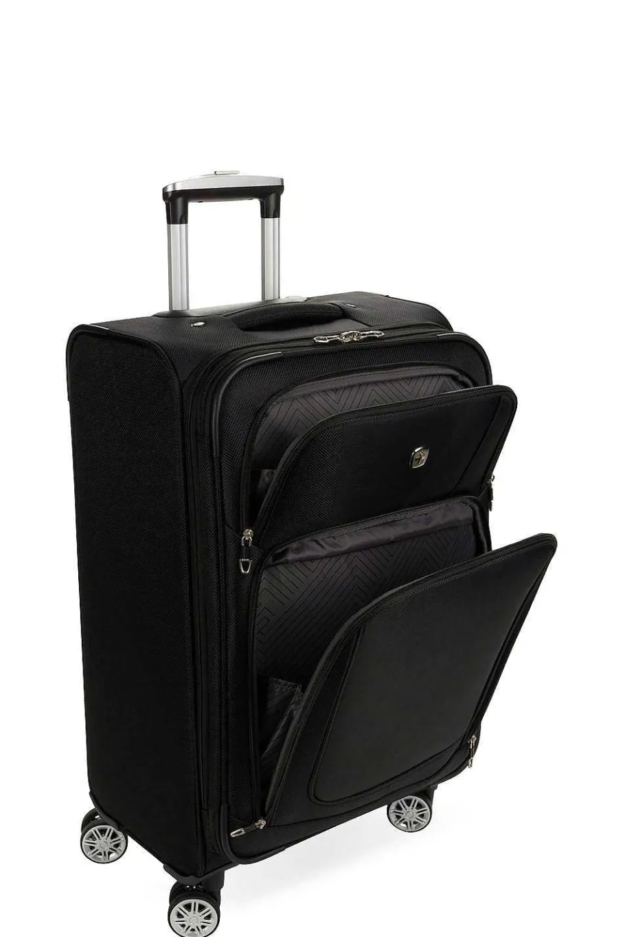 Online SWISSGEAR 7768 24" Expandable Spinner Luggage - Black