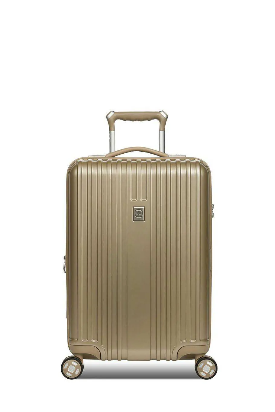 Cheap SWISSGEAR 7910 20" Usb Expandable Carry On Hardside Spinner Luggage - Golden Sand