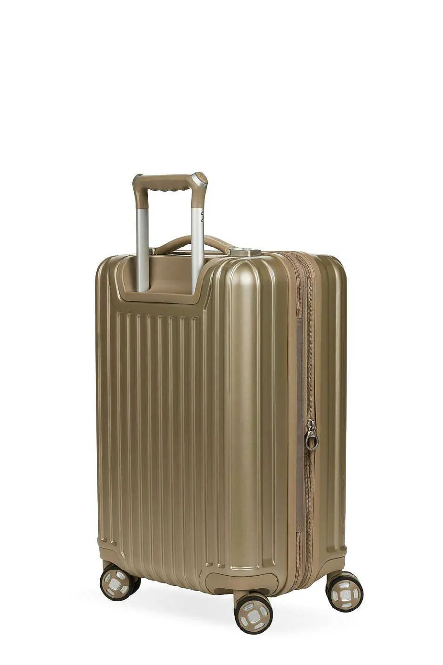 Hot SWISSGEAR 7910 20" Usb Expandable Carry On Hardside Spinner Luggage - Golden Sand