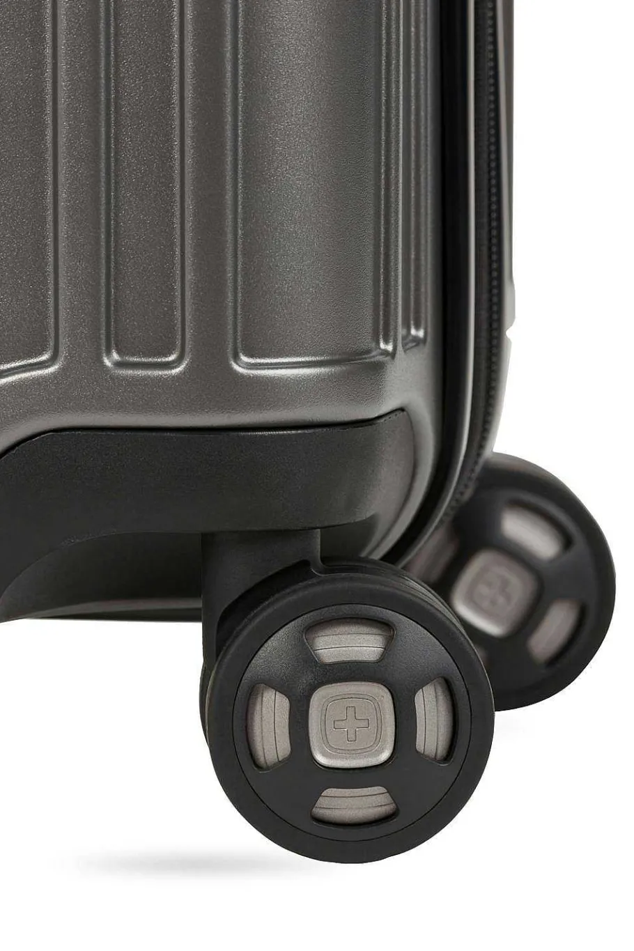 Fashion SWISSGEAR 7910 20" Usb Expandable Carry On Hardside Spinner Luggage - Gun Metal