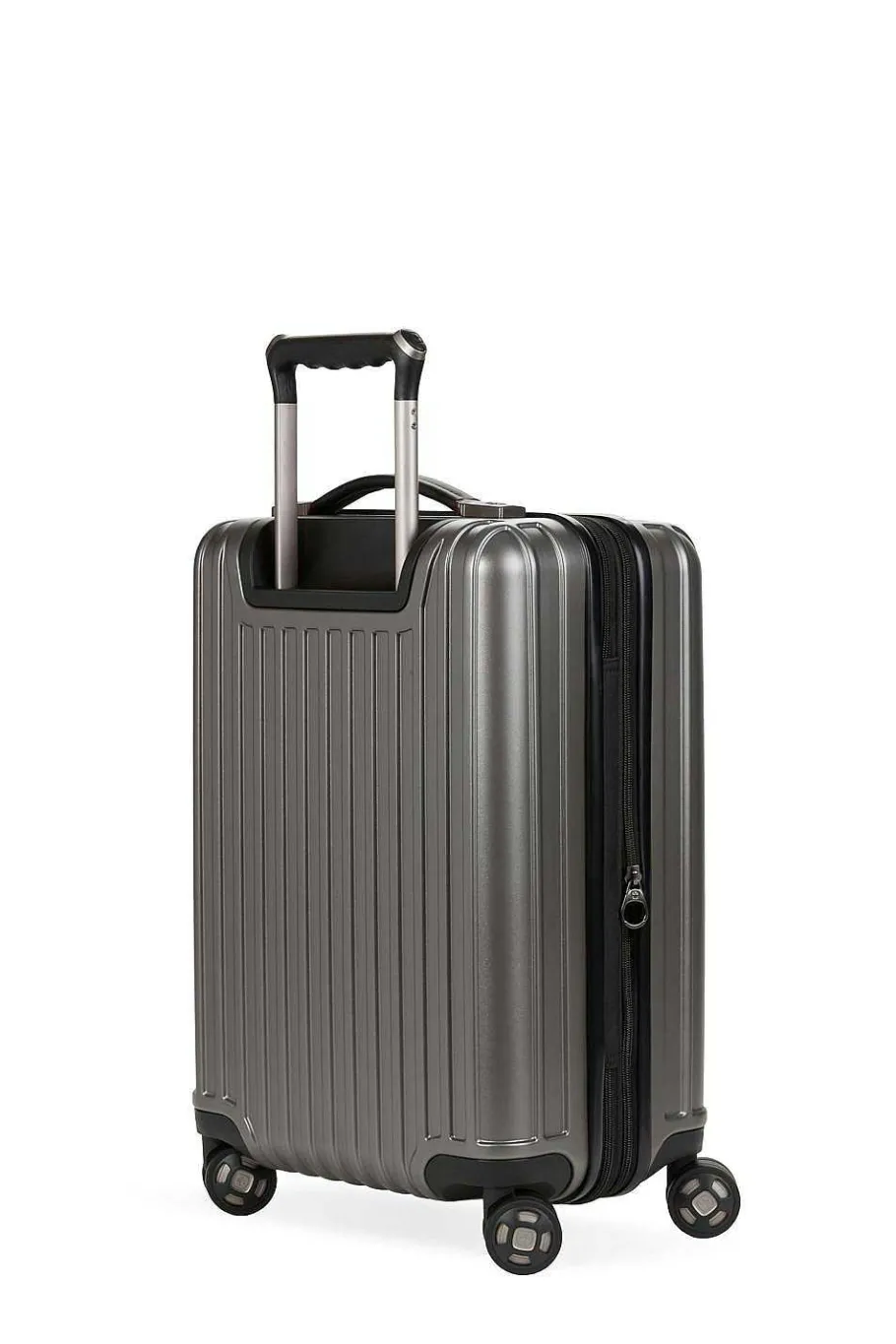Fashion SWISSGEAR 7910 20" Usb Expandable Carry On Hardside Spinner Luggage - Gun Metal