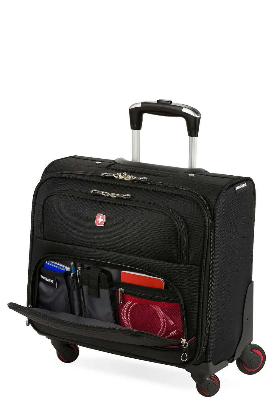 Discount SWISSGEAR 5176 16" 4-Wheel Rolling Office - Black