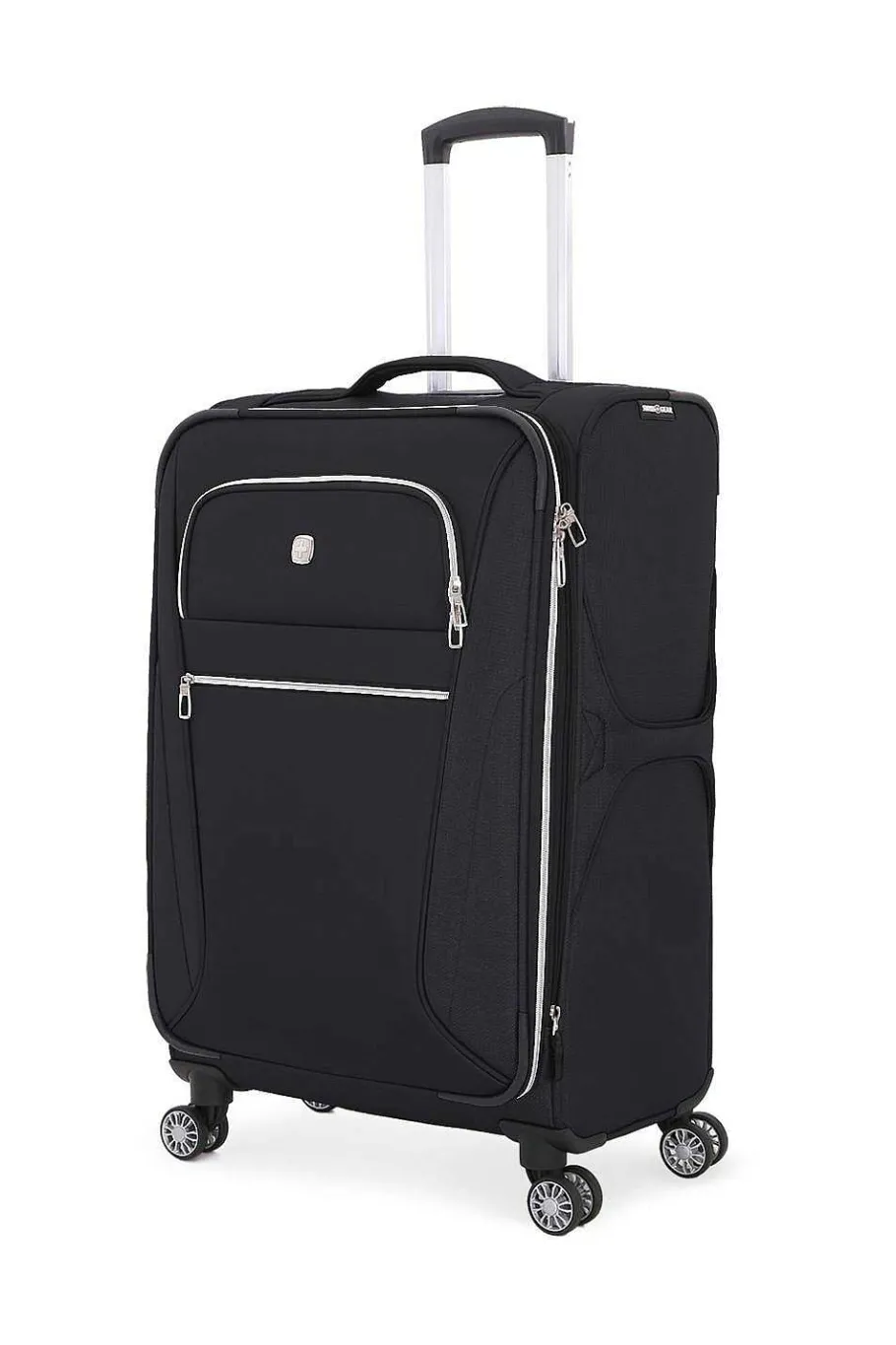 Best SWISSGEAR 7850 Checklite 24.5" Expandable Liteweight Luggage Black | Gray