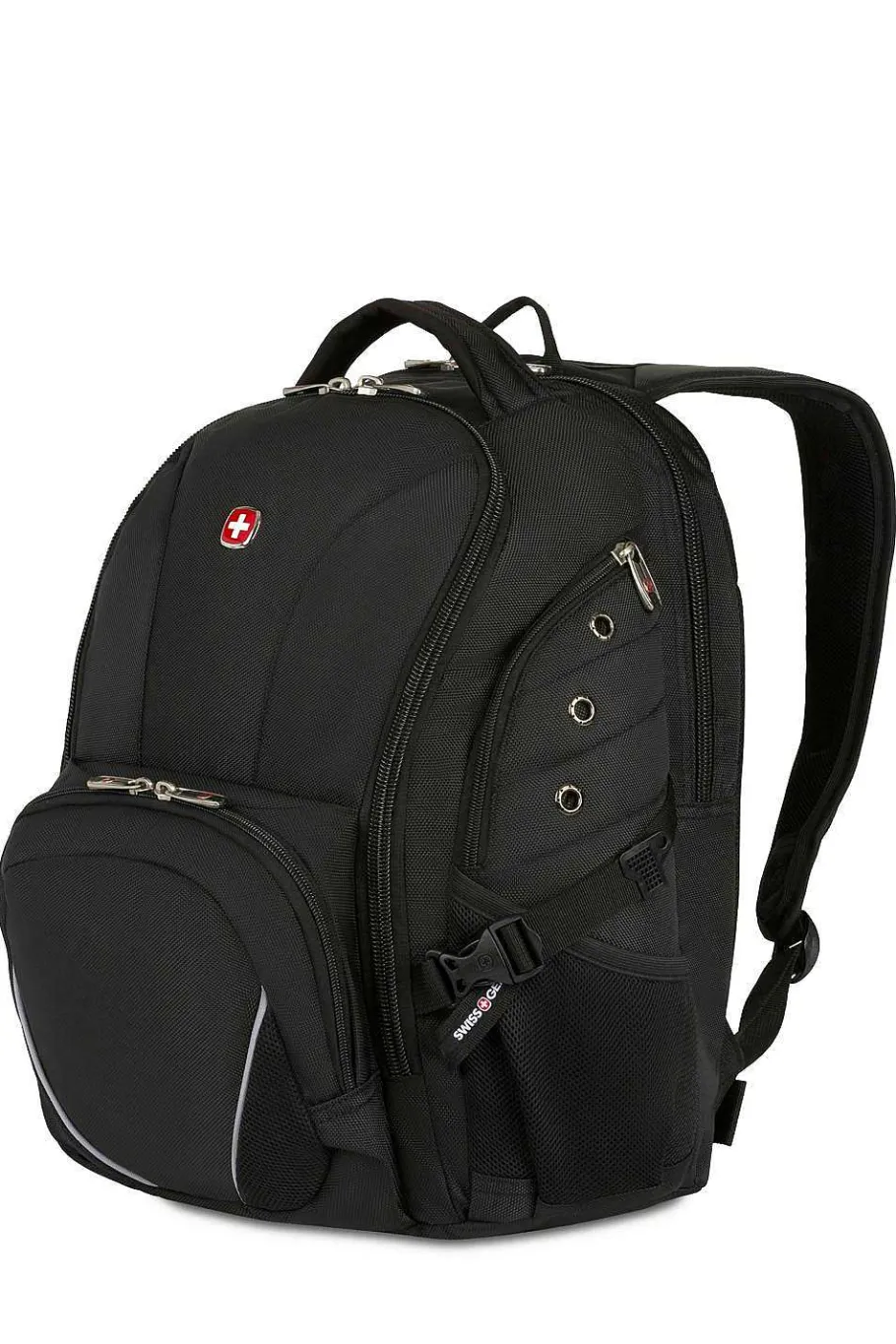Best SWISSGEAR 1592 Deluxe Laptop Backpack Black | Black/Red