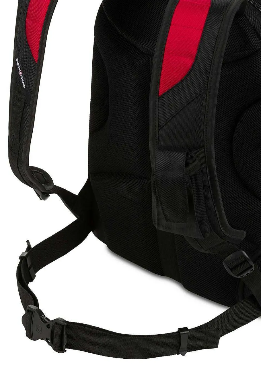 Best SWISSGEAR 1592 Deluxe Laptop Backpack Black | Black/Red