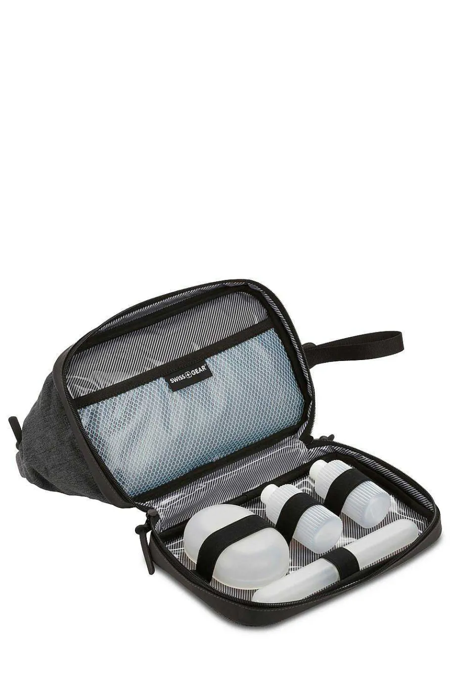 New SWISSGEAR 3880 Deluxe Toiletry Bag - Gray