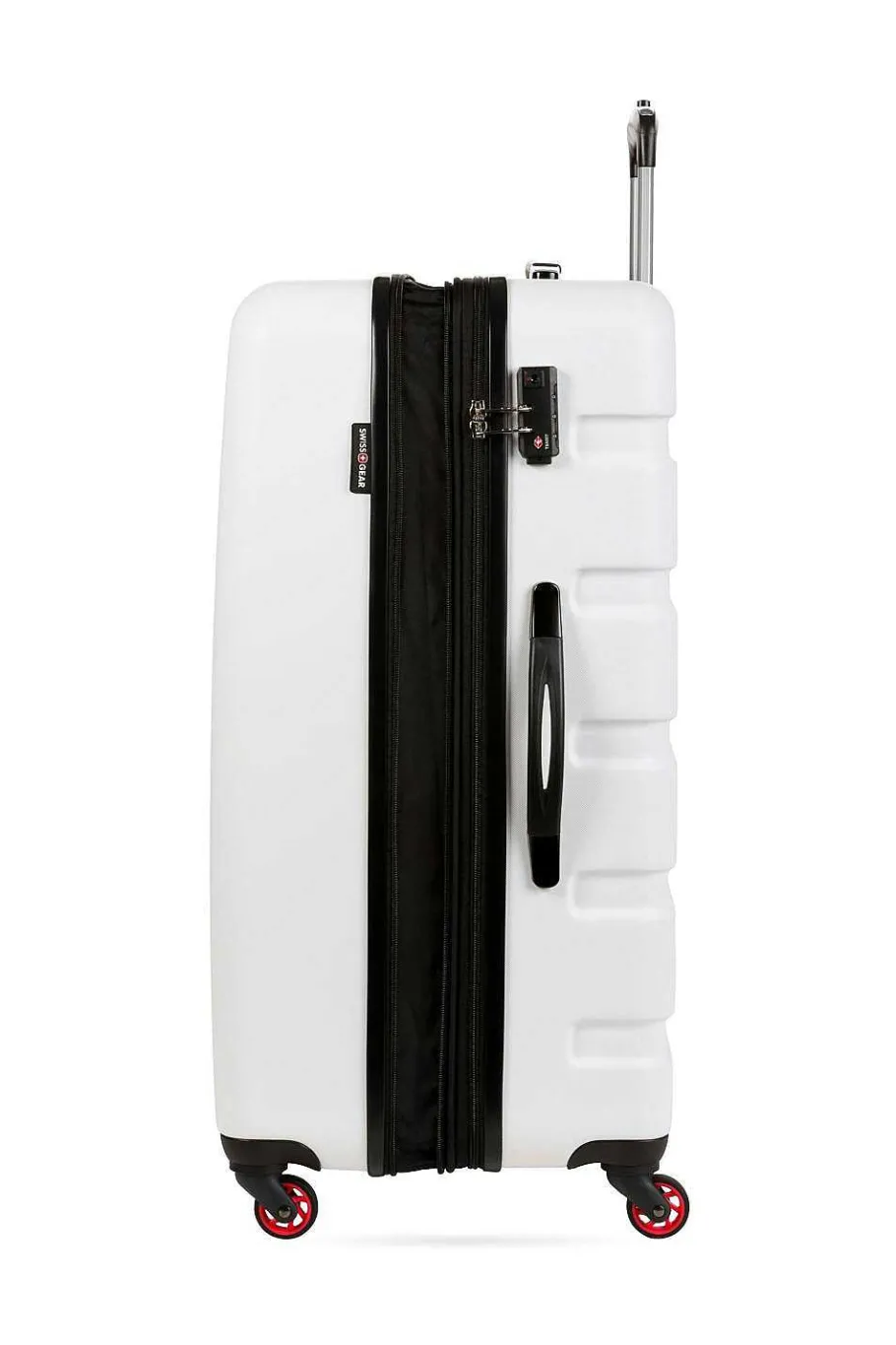 Discount SWISSGEAR 7366 Expandable 3Pc Hardside Luggage Set Black | Clearly Aqua | Cobalt Blue | Coral Almond