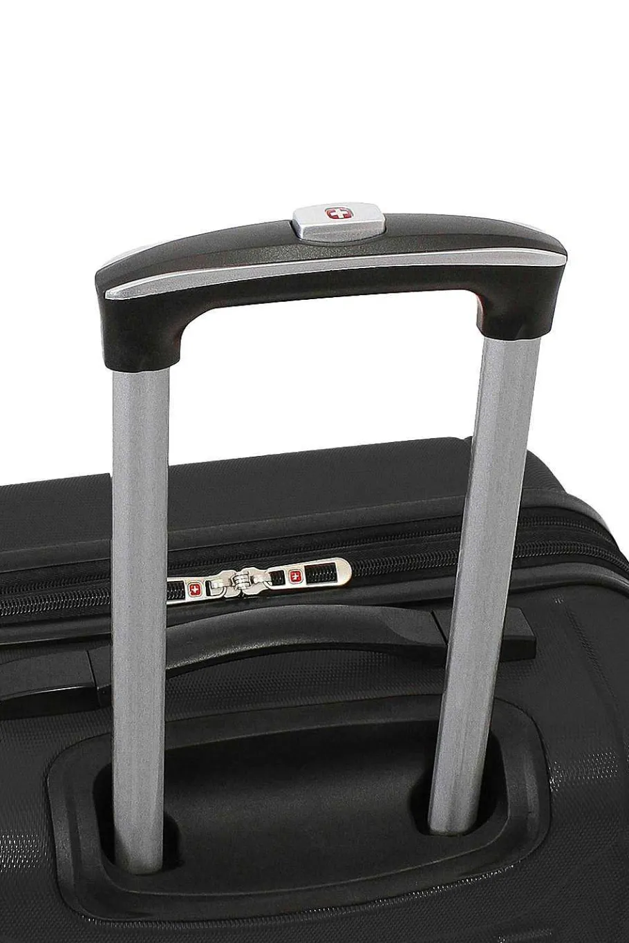 Best Sale SWISSGEAR 6297 Expandable 3Pc Hardside Spinner Luggage Set Black | Silver