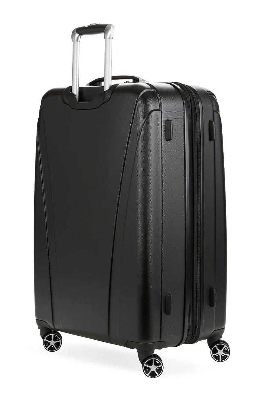 Fashion SWISSGEAR 7585 Expandable 3Pc Hardside Spinner Luggage Set Black | Silver