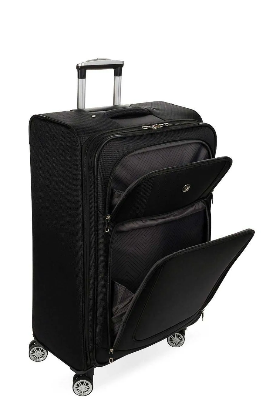 Shop SWISSGEAR 7768 Expandable 3Pc Spinner Luggage Set - Black