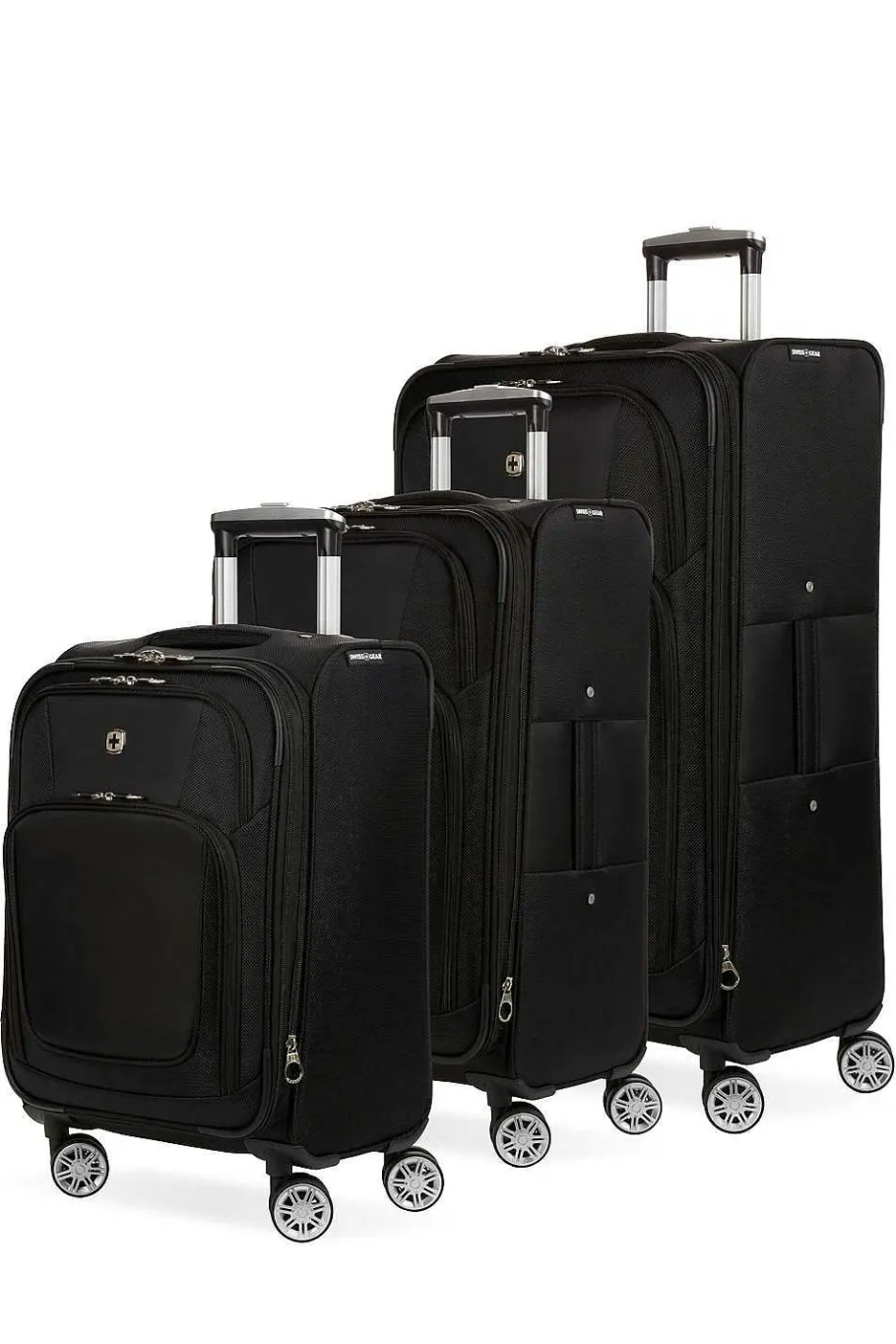 swissgear__expandable_pc_spinner_luggage_set__black_4.webp Cheap SWISSGEAR 7768 Expandable 3Pc Spinner Luggage Set - Black