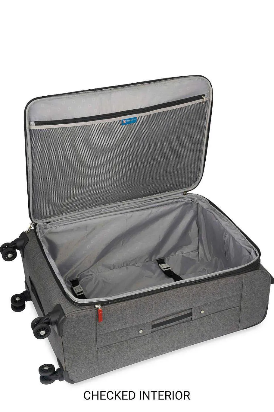 Outlet SWISSGEAR 7738 Expandable 3Pc Spinner Luggage Set - Gray Black