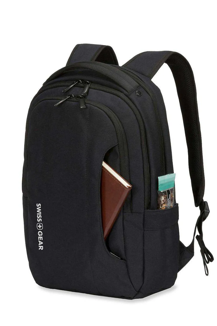 swissgear__laptop_backpack__blackwhite_logo_2.webp Clearance SWISSGEAR 3573 Laptop Backpack - Black/White Logo