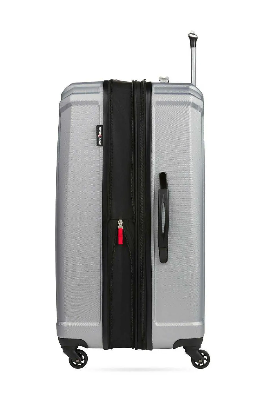 Cheap SWISSGEAR 3750 3Pc Hardside Spinner Luggage Set - Silver