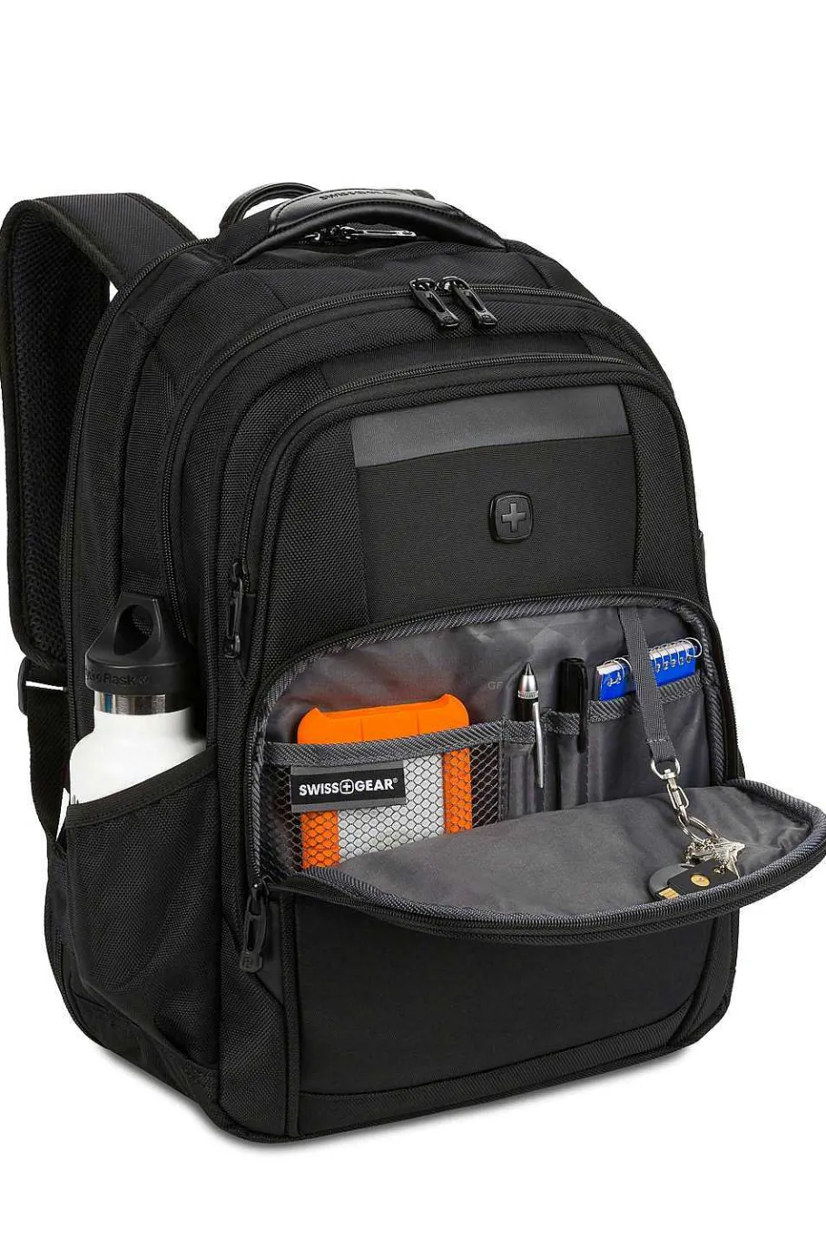 swissgear__scansmart_laptop_backpack__ballistic_black_4.webp Shop SWISSGEAR 6392 Scansmart Laptop Backpack - Ballistic Black