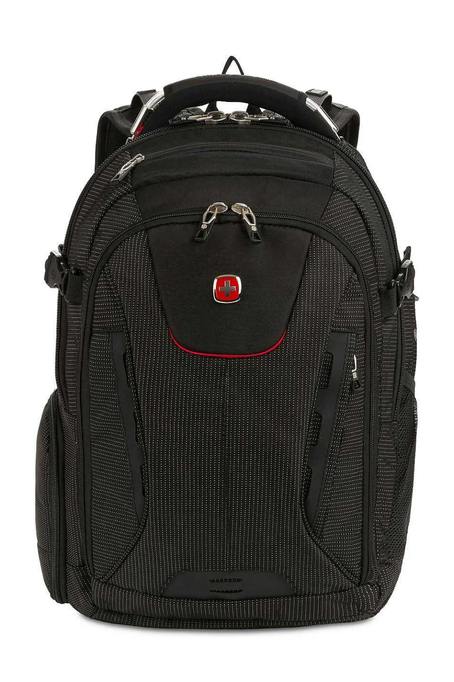 Cheap SWISSGEAR 5358 Usb Scansmart Laptop Backpack Ballistic Navy Blue | Ballistic Stingray | Black | Black/Red