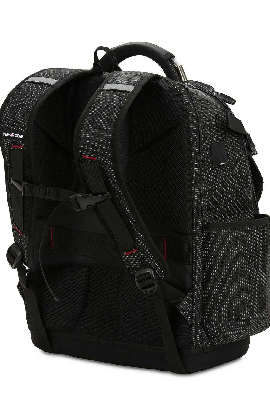 Flash Sale SWISSGEAR 3636 Usb Work Pack Pro Tool Backpack Black Canvas | Black With White Dots | Brown Canvas