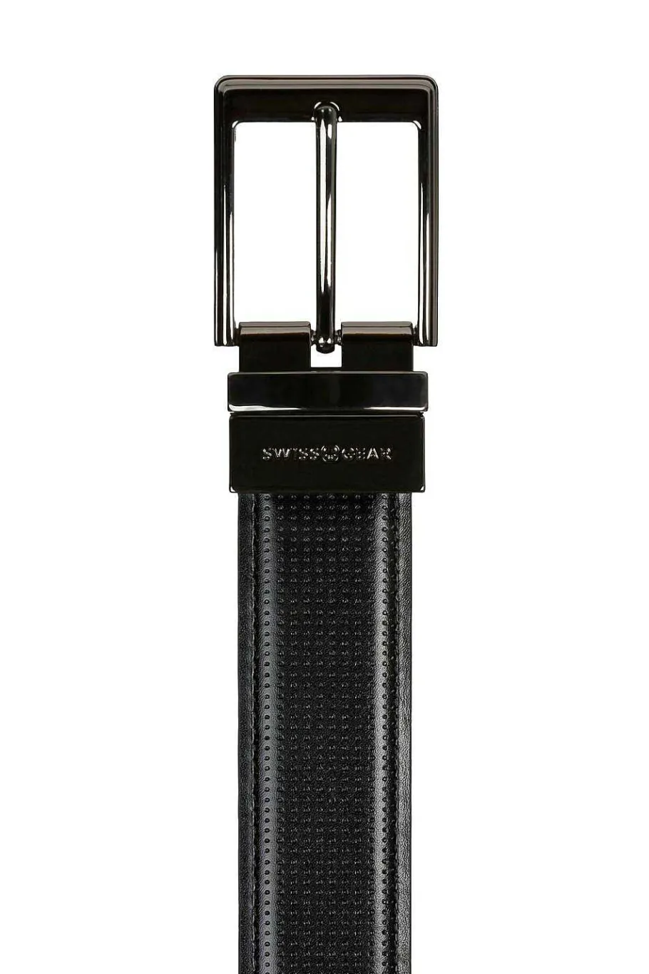 swissgear_reversible_dress_belt__perforated_black__brown_2.webp Cheap SWISSGEAR Reversible Dress Belt - Perforated Black / Brown Belt Size | M (32\ | L (36\ | Xl (40\