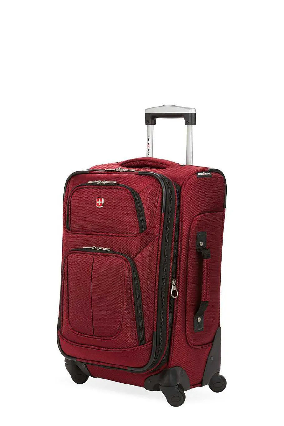 Outlet SWISSGEAR Sion 6283 21" Expandable Carry On Spinner Luggage Black | Blue | Burgundy | Dark Gray