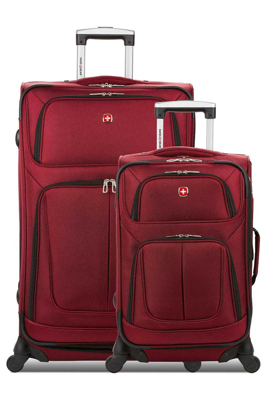 Fashion SWISSGEAR Sion 6283 Expandable 2Pc Spinner Luggage Set - Burgundy