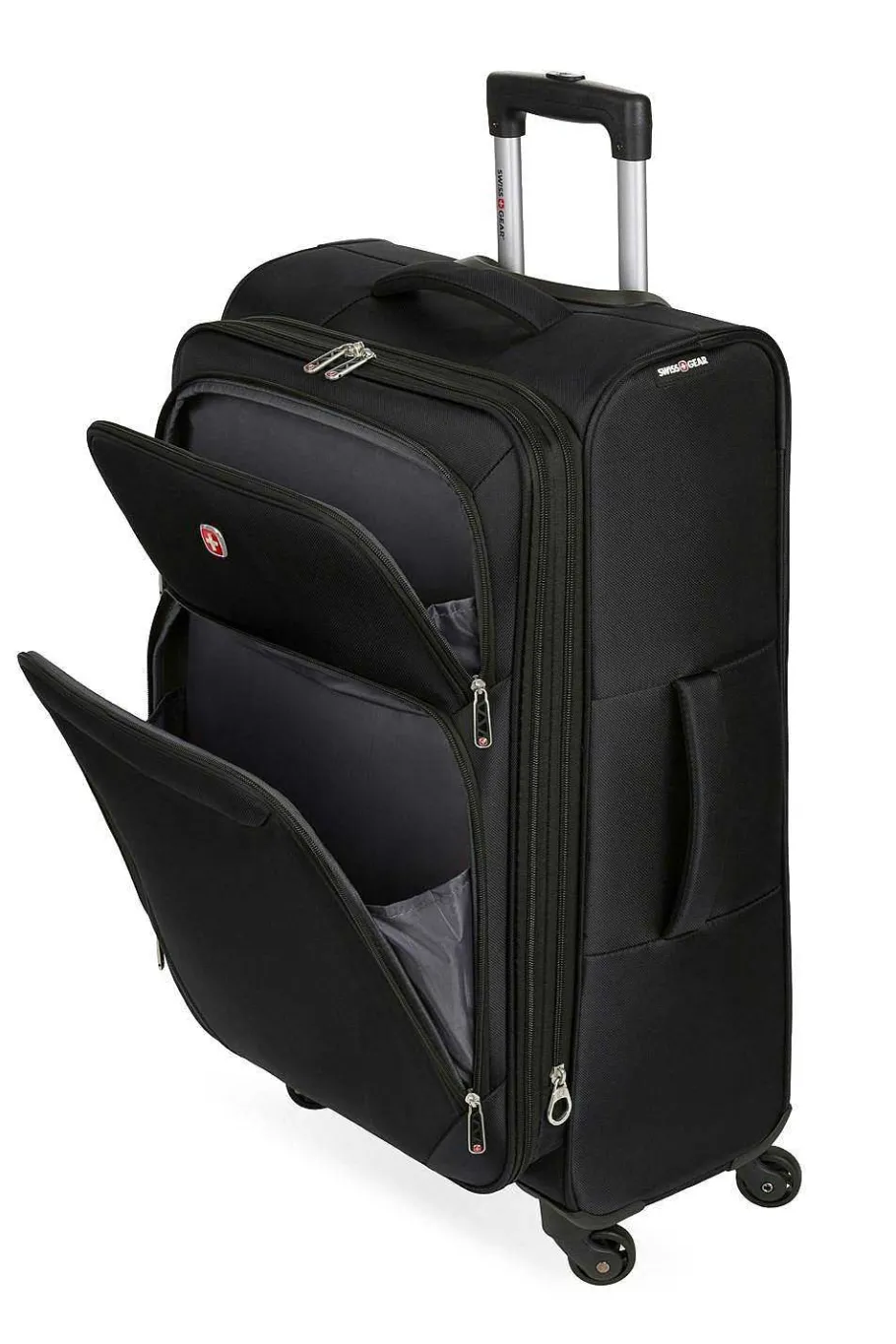 Fashion SWISSGEAR Sw21400 24" Expandable Spinner Luggage Black | Dark Blue Heather-21400 | Earl Gray-Chocolate Brown | Gray Heather-21400