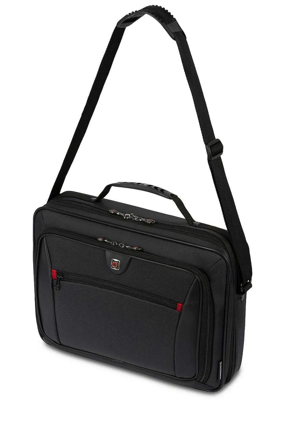 Fashion SWISSGEAR Wenger Insight 16 Inch Single Gusset Computer Case - Black