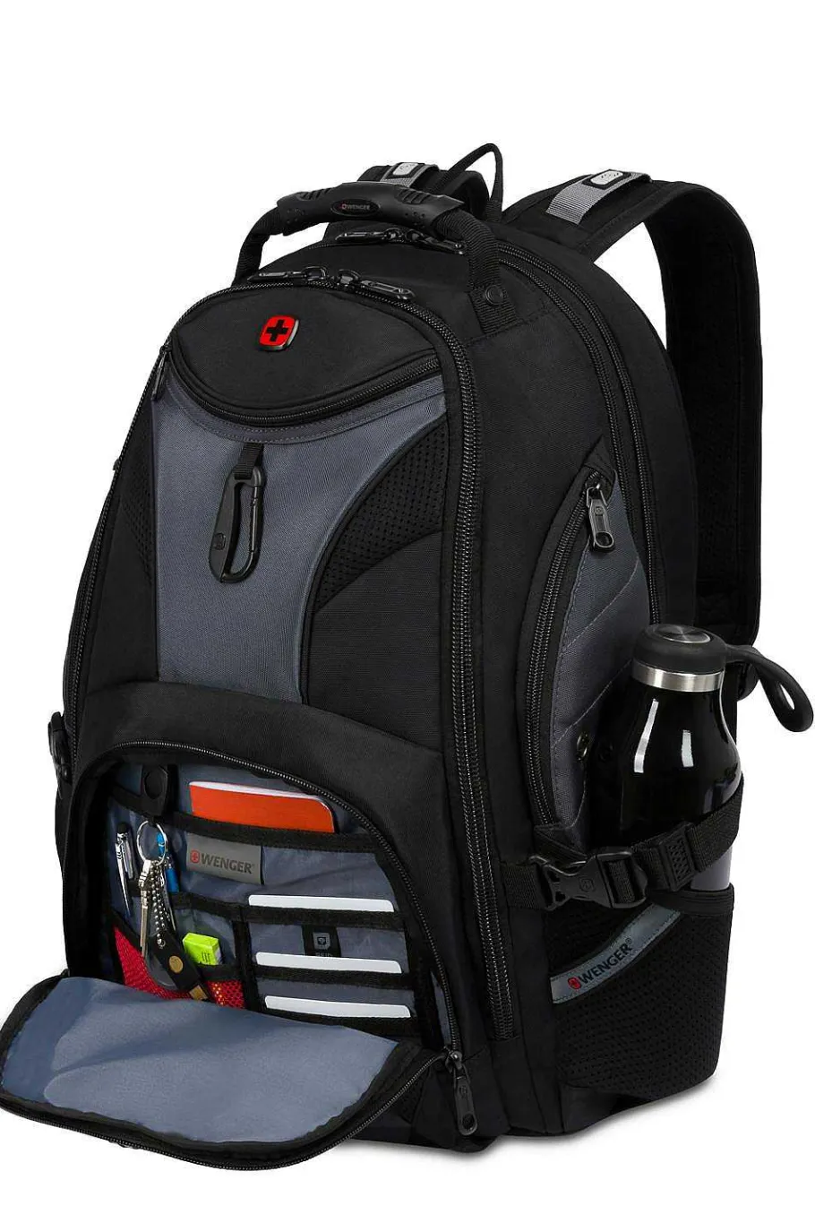 Flash Sale SWISSGEAR Wenger Legend Scansmart Laptop Backpack - Black/Gray