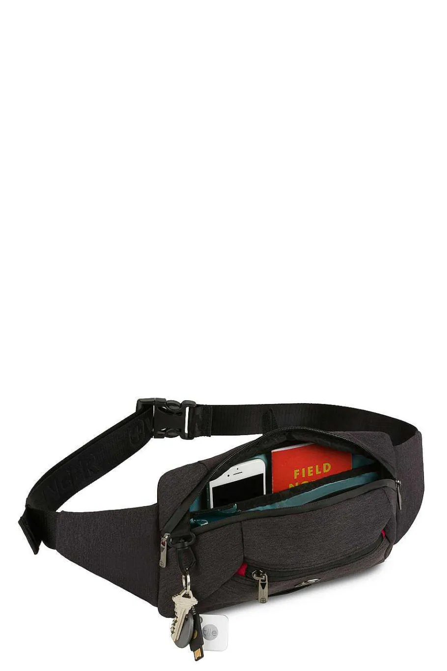 wenger_mx_crossbody_tablet_waist_bag__charcoal_heather_2-1.webp Store SWISSGEAR Wenger Mx Crossbody Tablet Waist Bag - Charcoal Heather