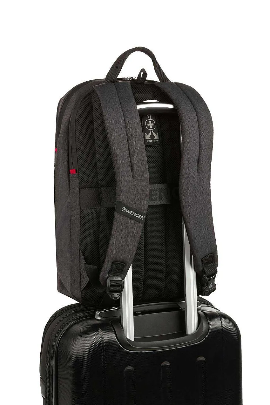 New SWISSGEAR Wenger Mx Light 16" Laptop Backpack - Charcoal Heather