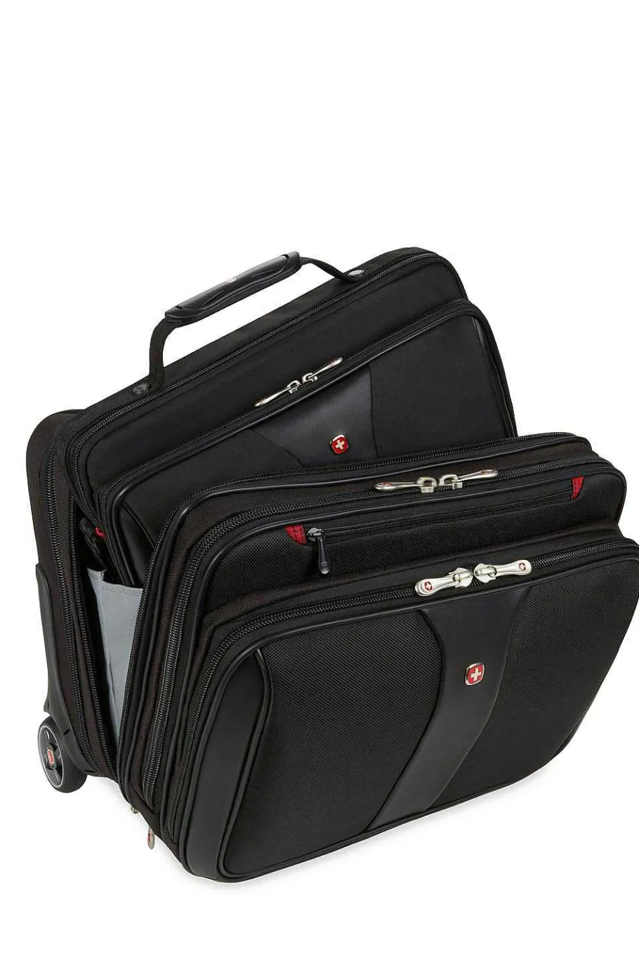 Store SWISSGEAR Wenger Patriot Wheeled Business Case With Removable Laptop Case - Black