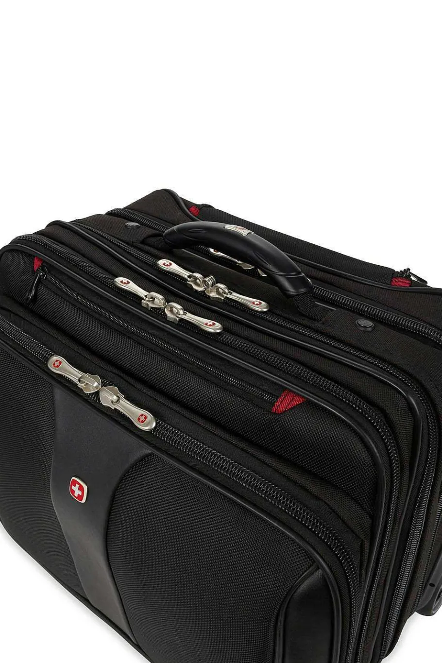 Clearance SWISSGEAR Wenger Patriot Wheeled Business Case With Removable Laptop Case - Black