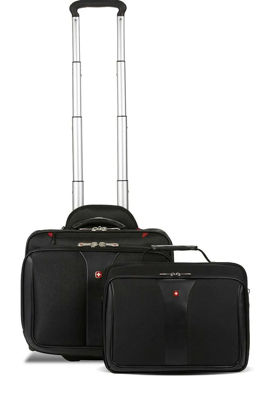 Store SWISSGEAR Wenger Patriot Wheeled Business Case With Removable Laptop Case - Black