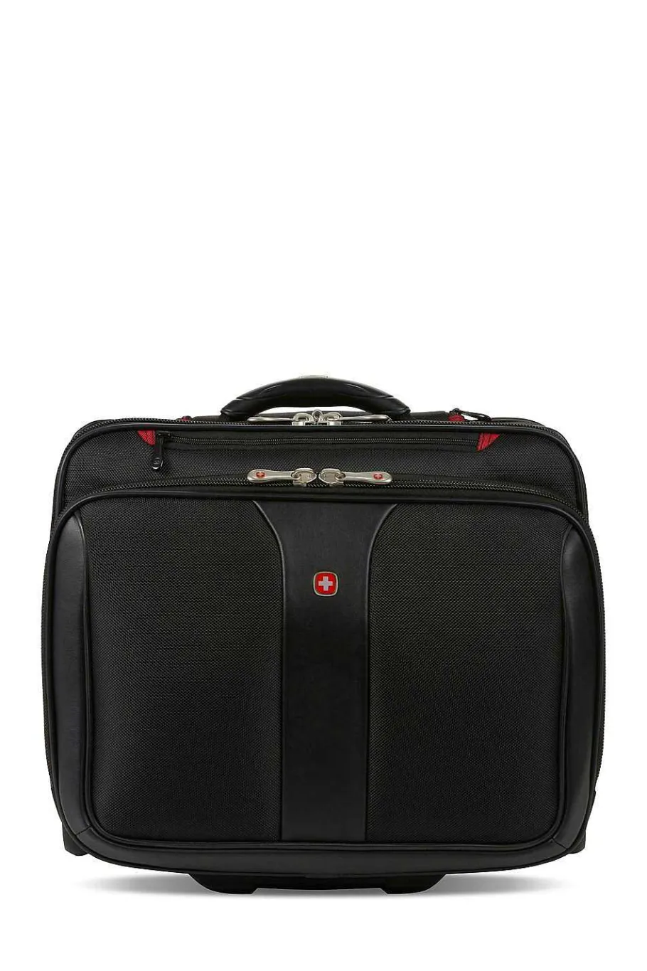 Best SWISSGEAR Wenger Patriot Wheeled Business Case With Removable Laptop Case - Black