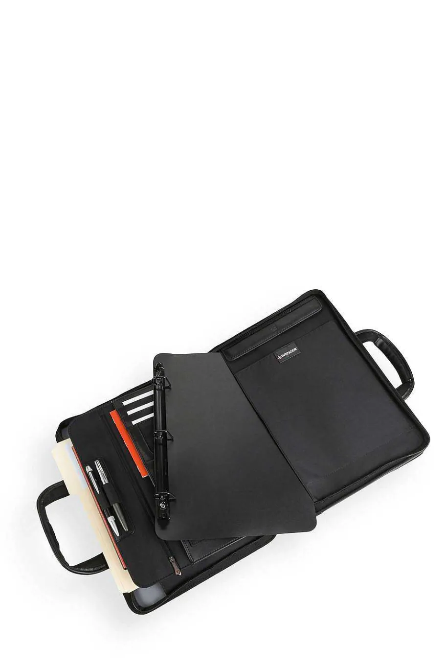 Sale SWISSGEAR Wenger Proxy Zippered Laptop Presentation Padfolio - Black