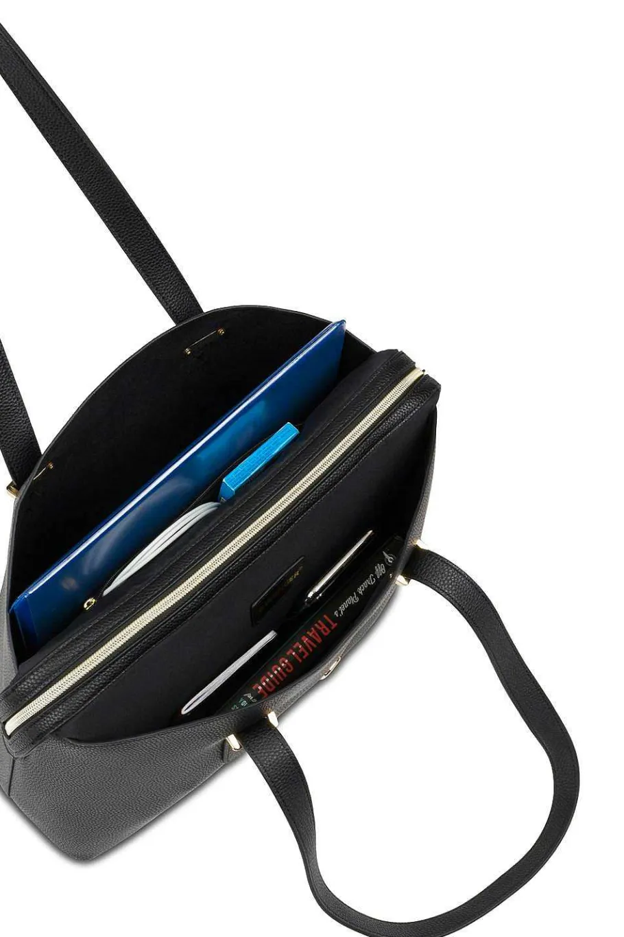 wenger_rosaelli__inch_laptop_tote__blacksky_blue_2-2.webp Online SWISSGEAR Wenger Rosaelli 14 Inch Laptop Tote - Black/Sky Blue